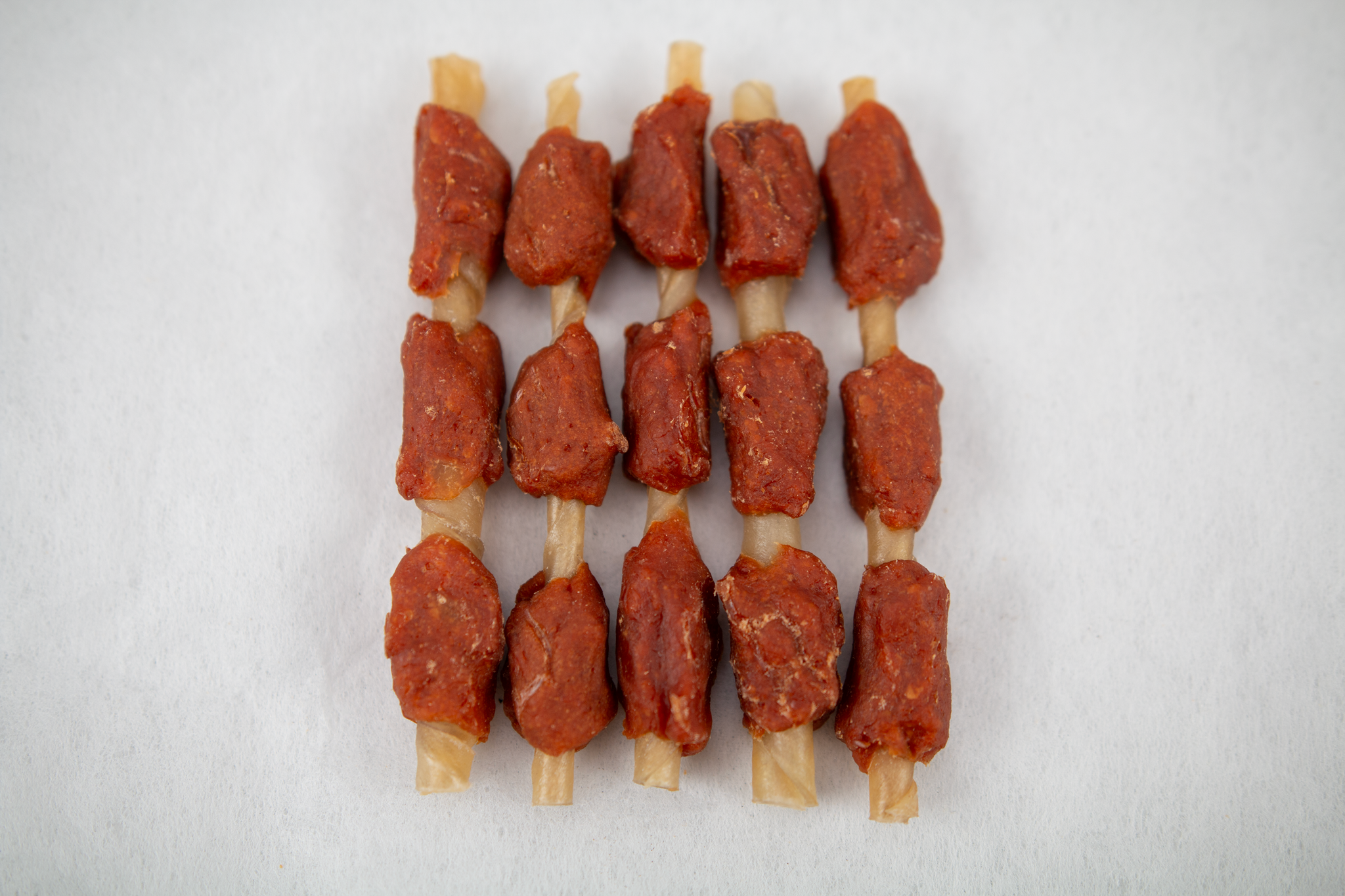 Duck Jerky Triple Kebabs